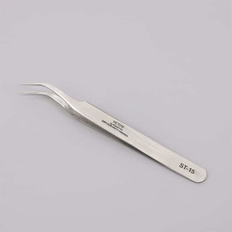 Silver tweezers ST-15