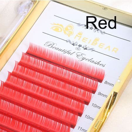 wholesale red eyelash extensions