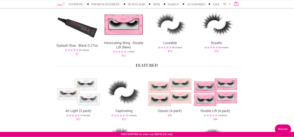 vendors for lashes