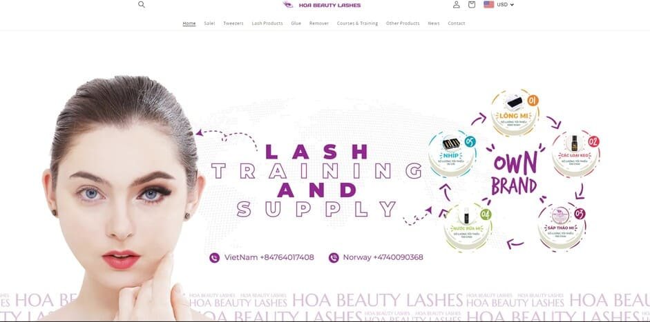 lash extension supplier Norway